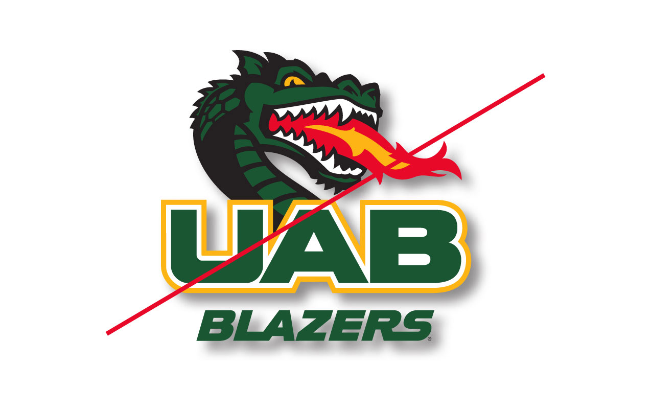 Graphic showing UAB Trifecta logo Inappropriate Use 4