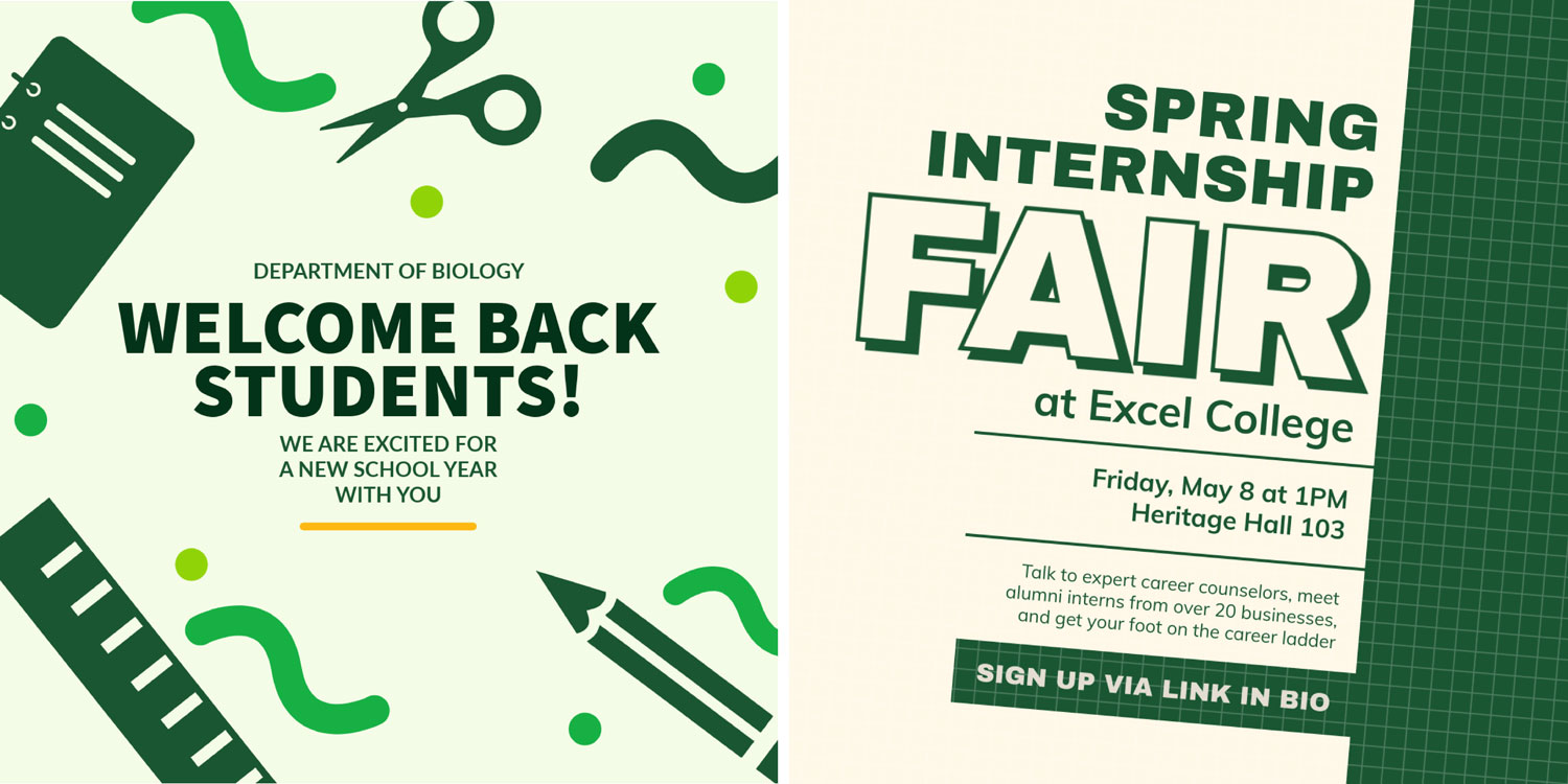 Graphic showing highlights usage - example 2