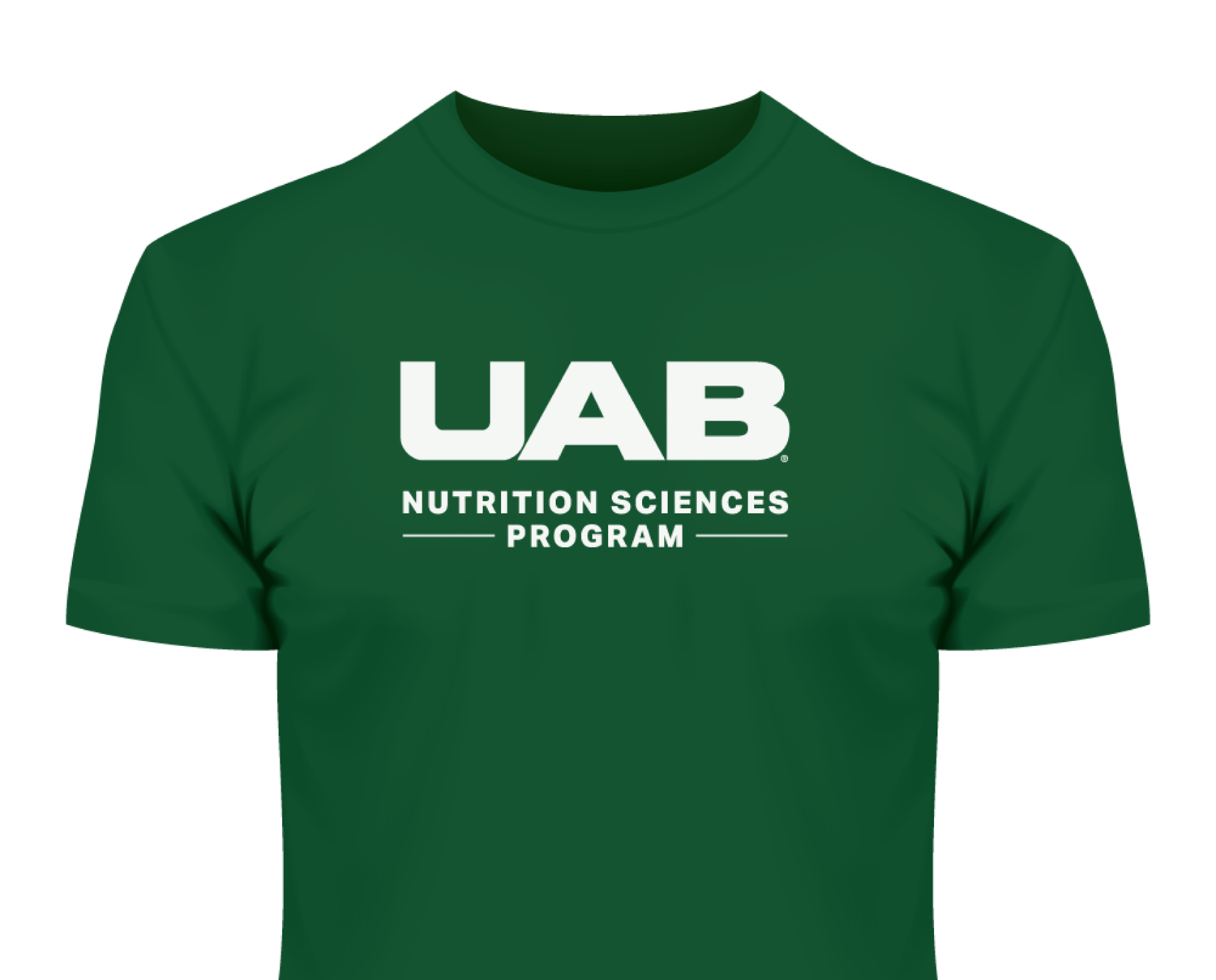 Graphic showing layout 2 on shirt