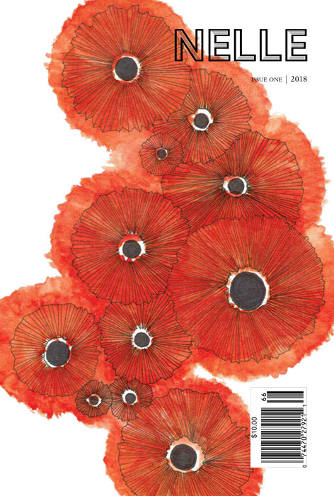 Nelle Issue 1 cover, featuring an illustration of poppy flowers.