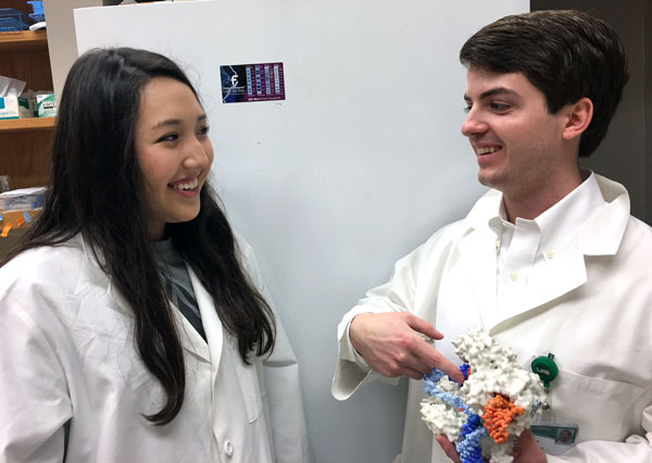Students in lab