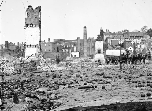 Richmond, Virginia, after the Civil War. Image courtesy of the Library of Congress.