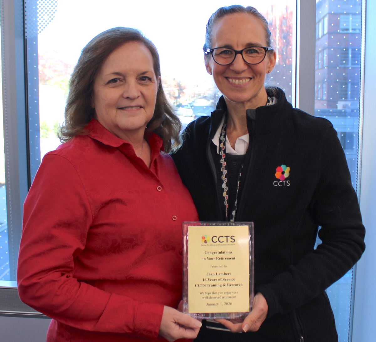 Jean Lambert and Jennifer Croker