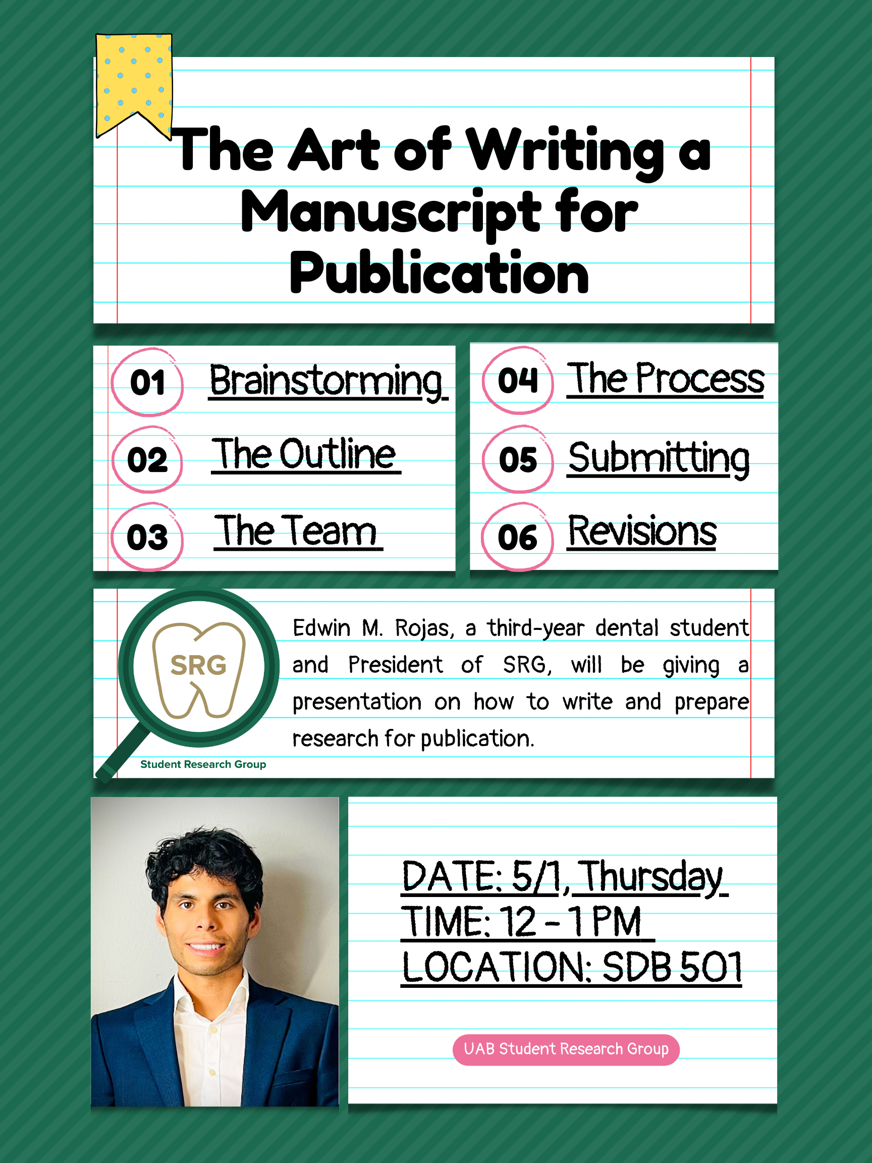 SRG Cookies n Learn The Art of Writing a Manuscript for Publication