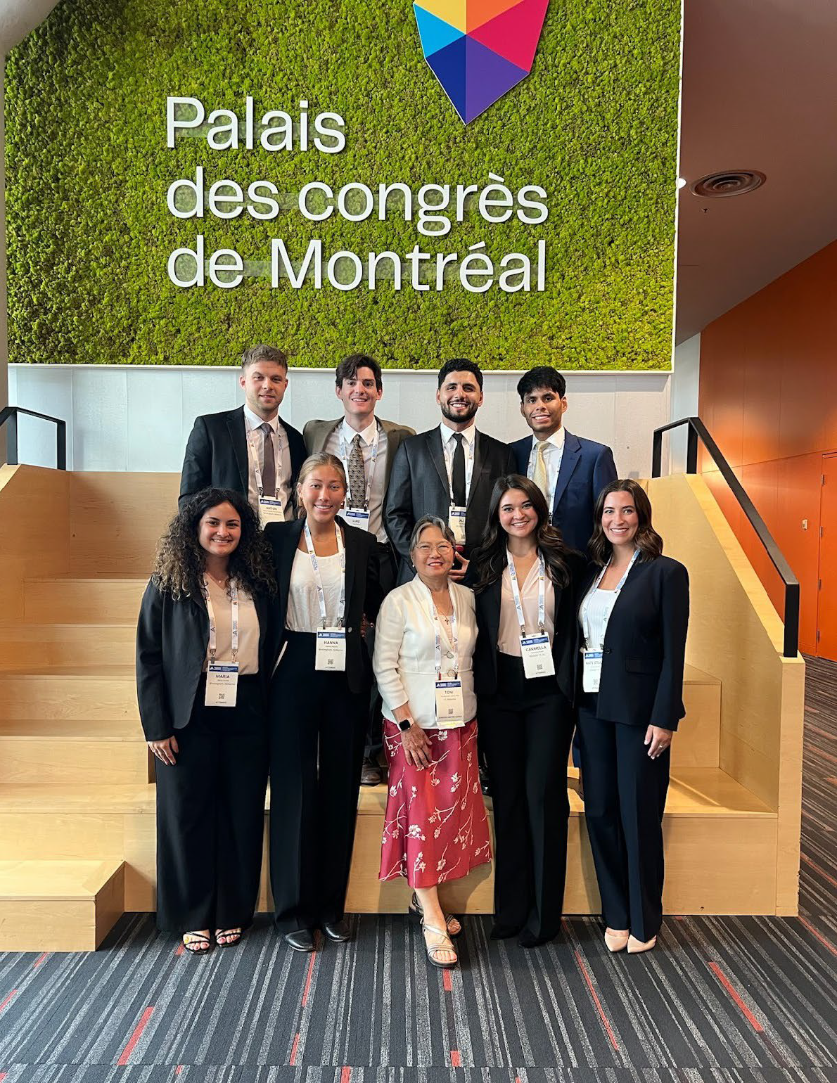 UAB dental students and Dr. Neumeier at AGD Scientic Session 2025