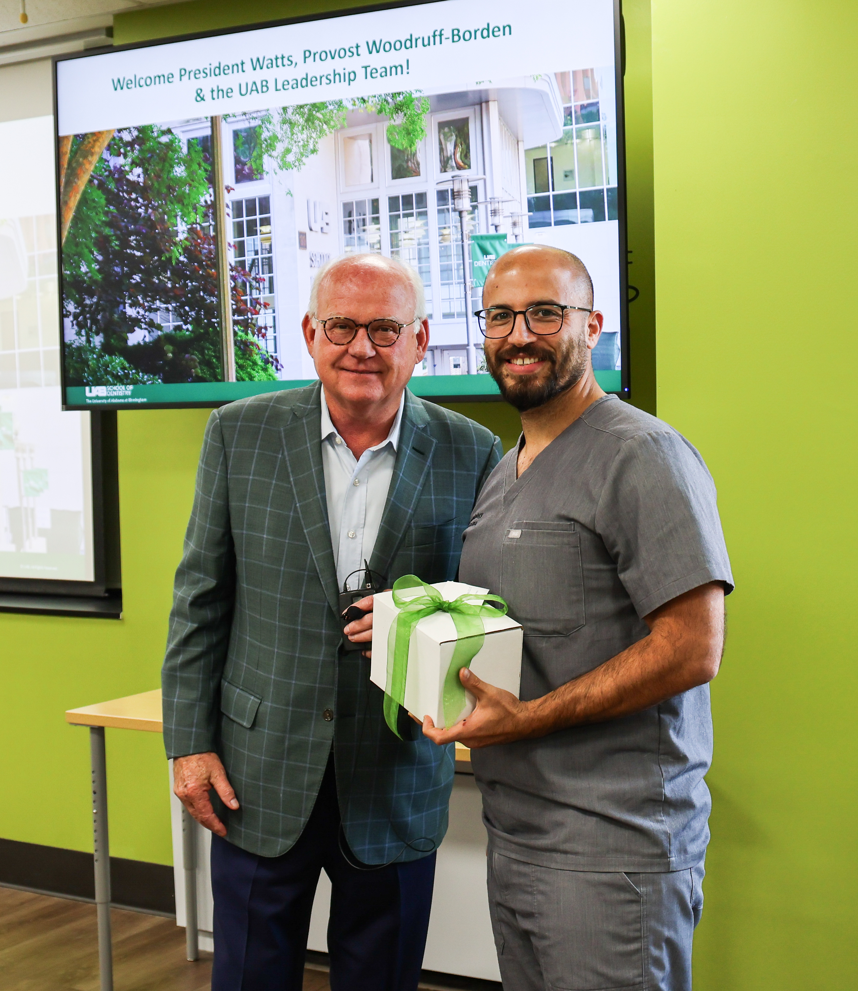 President Ray L. Watts and Dr. Basma