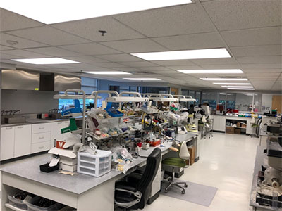 Equipment in a lab.