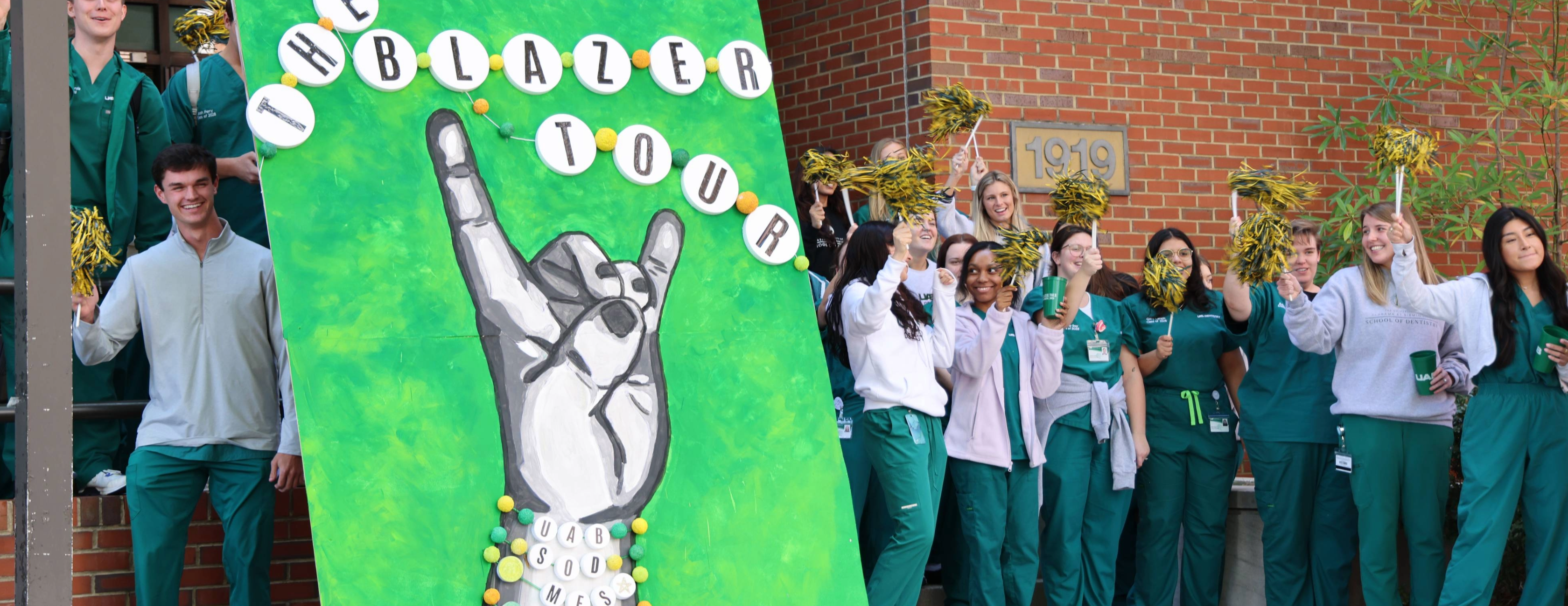 UAB Homecoming 2024 SOD Blazer Build It Banner