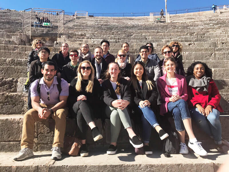 faculty-led program by Dr. Michele in Italy