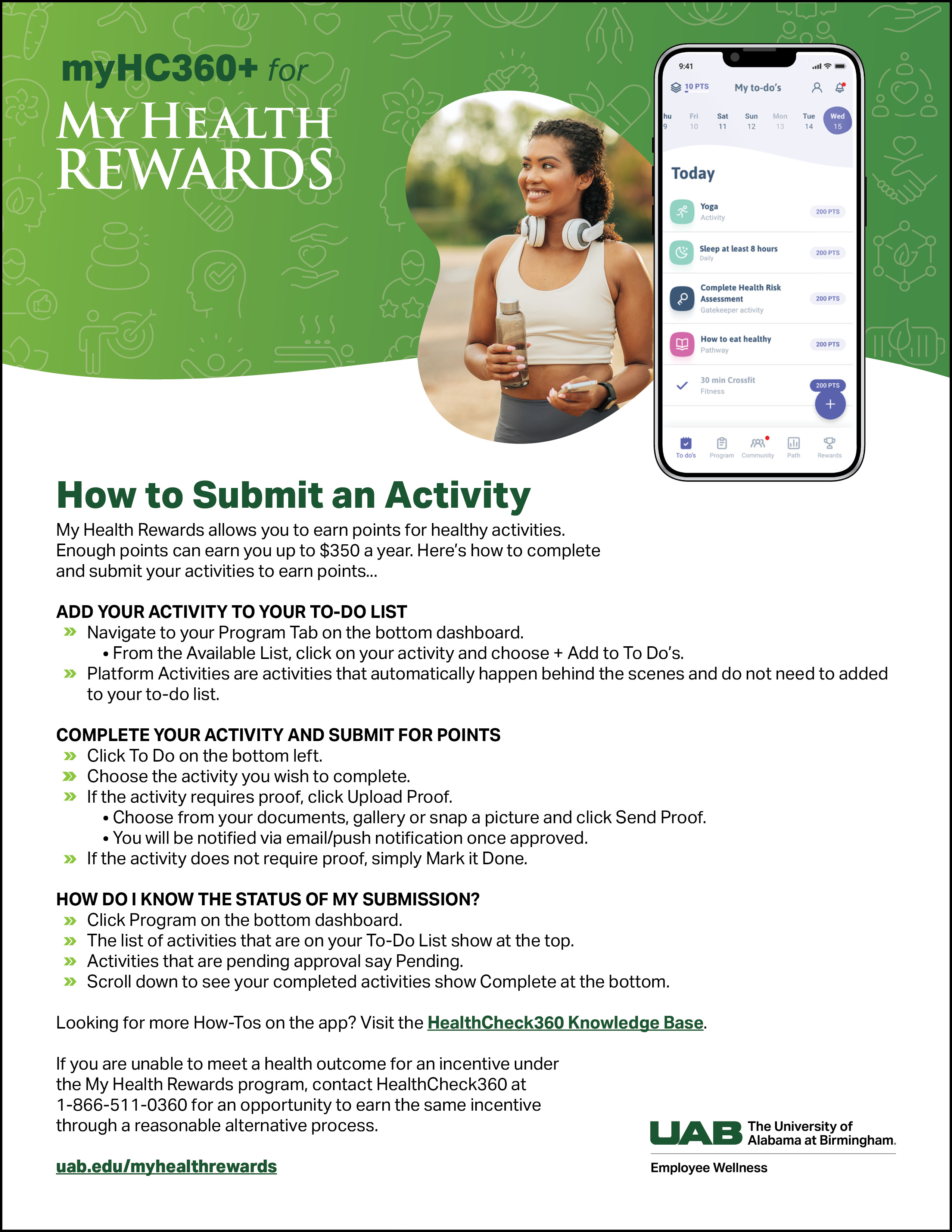 Submit an Activity