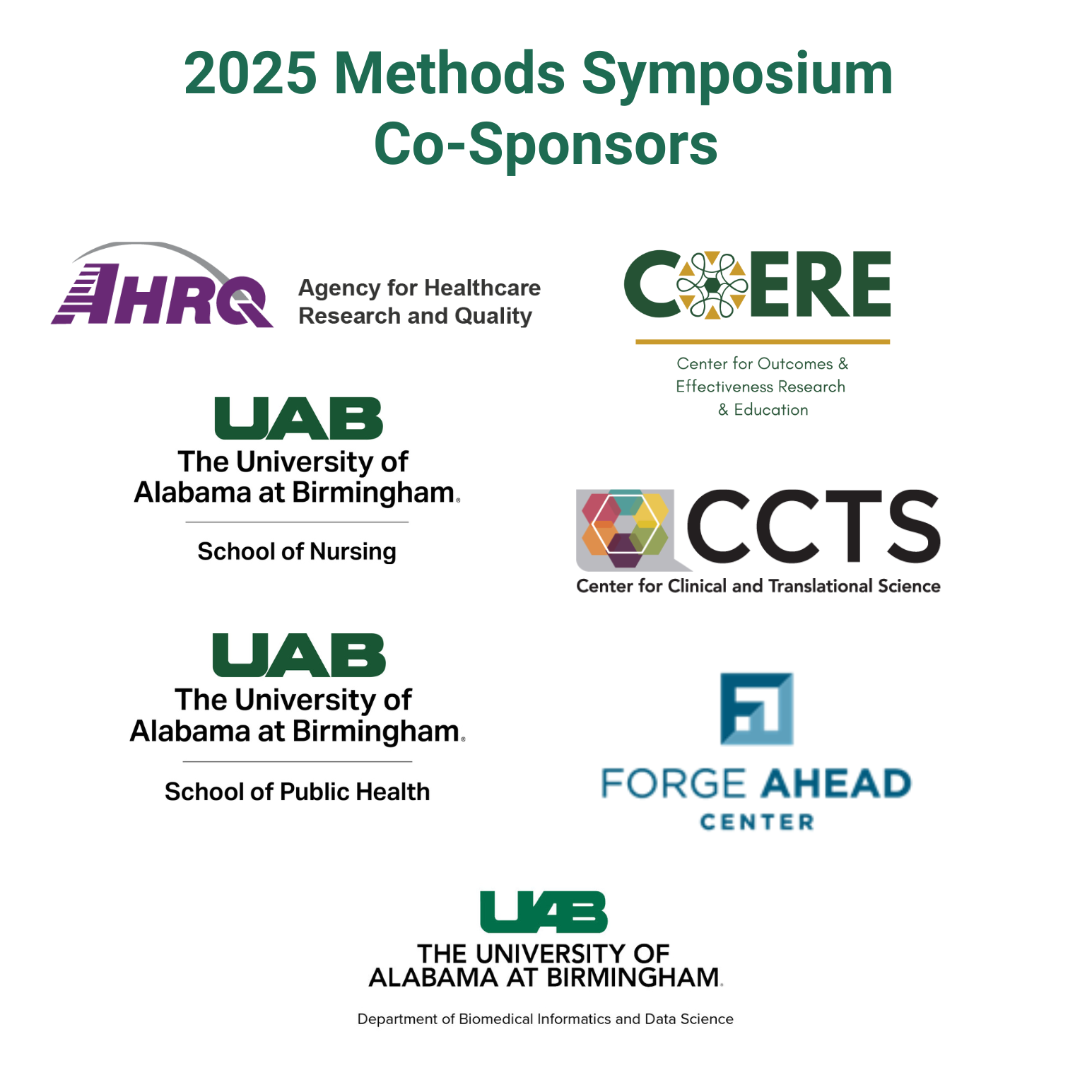 2025 Methods Sponsors