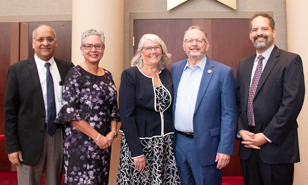 Drs. Anupam Agarwal, Patricia Molina, Jennifer and David Pollock, and Orlando Gutierrez