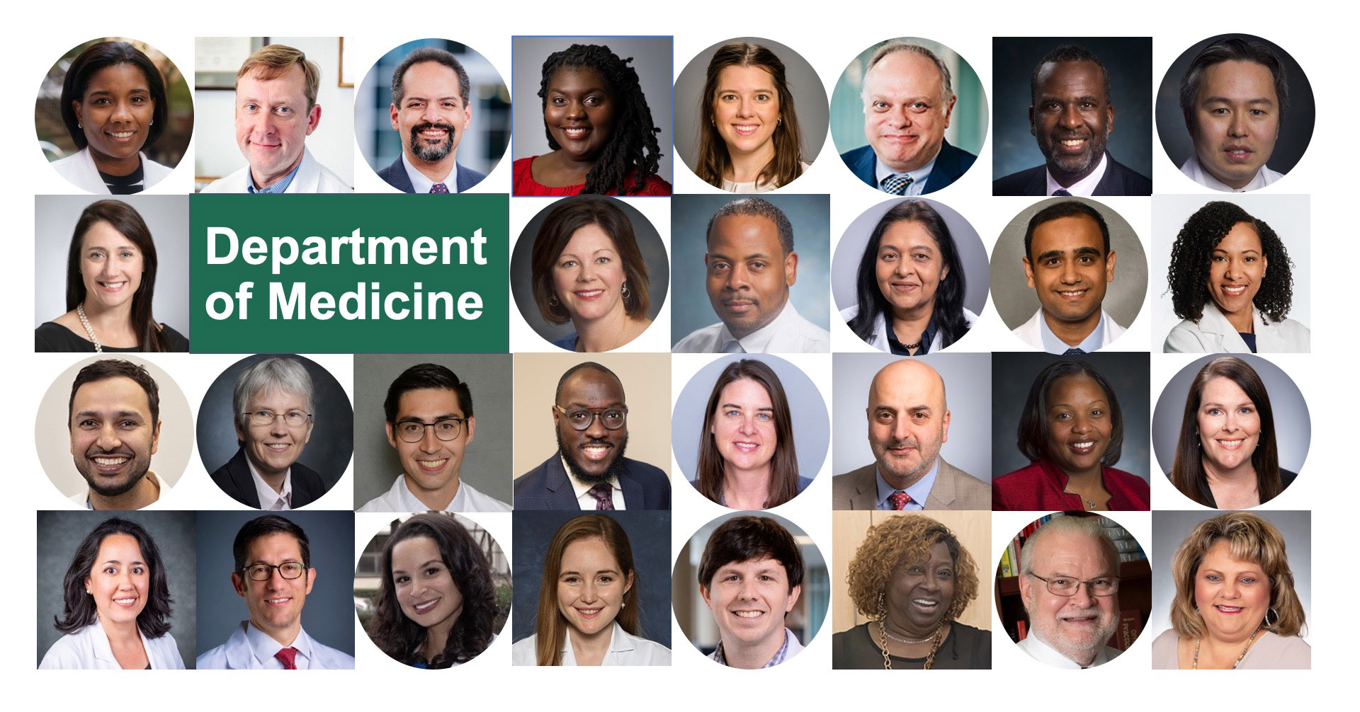 Department of Medicine Staff