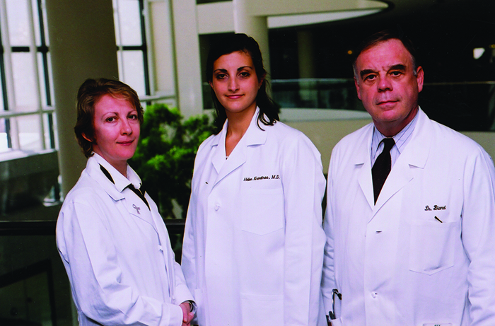 Carla Falkson, M.D., Helen Krontiras, M.D., and Kirby Bland, M.D.