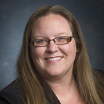 Head shot of Dr Kelly Hyndman, PhD (Assistant Professor, Nephrology), 2016.