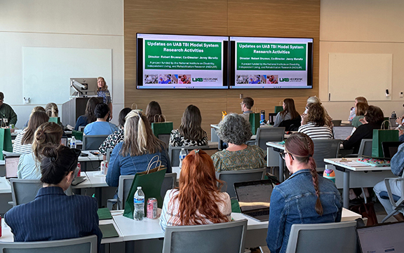 PM&R Faculty and Director of Traumatic Brain Injury Research Jenny Marwitz, MA presents at the TBIMS Leadership Forum