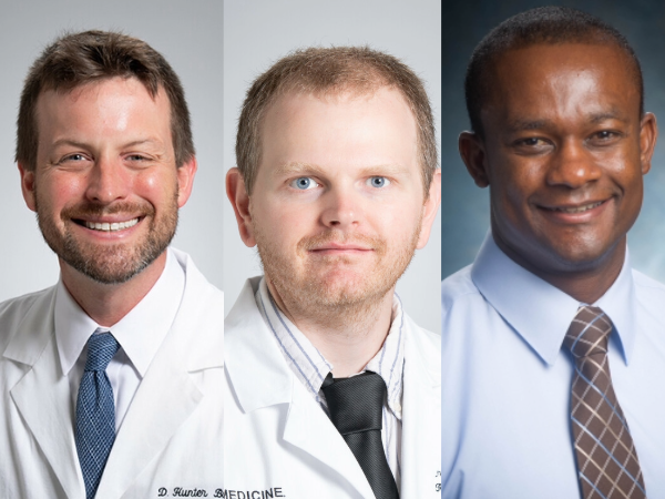 Headshots of Drs. Boggs, Simiele, and Sullivan