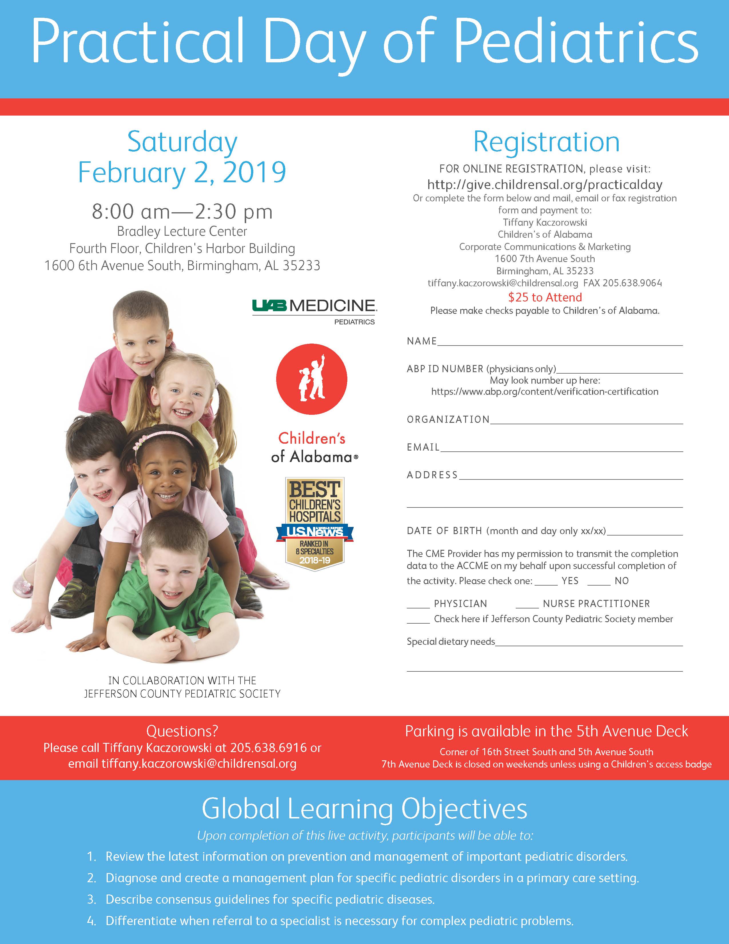 2019 Practical Day of Pediatrics Brochure 2019 TWO PAGER 002 Page 2