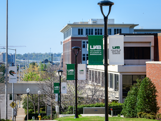 Stream Campus light post