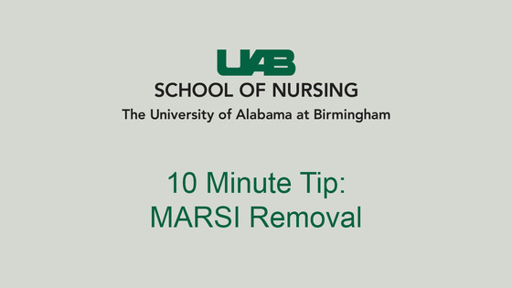 MARSI (Medical Adhesive Related Skin Injury) Removal