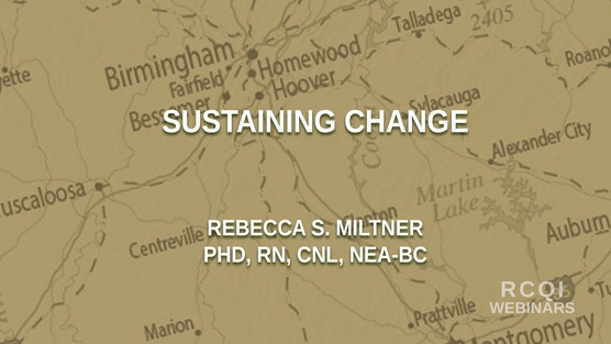 Sustaining Change