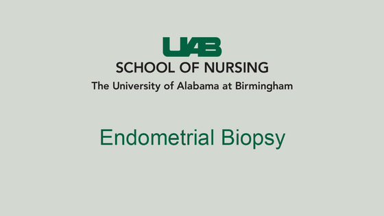 Endometrial Biopsy