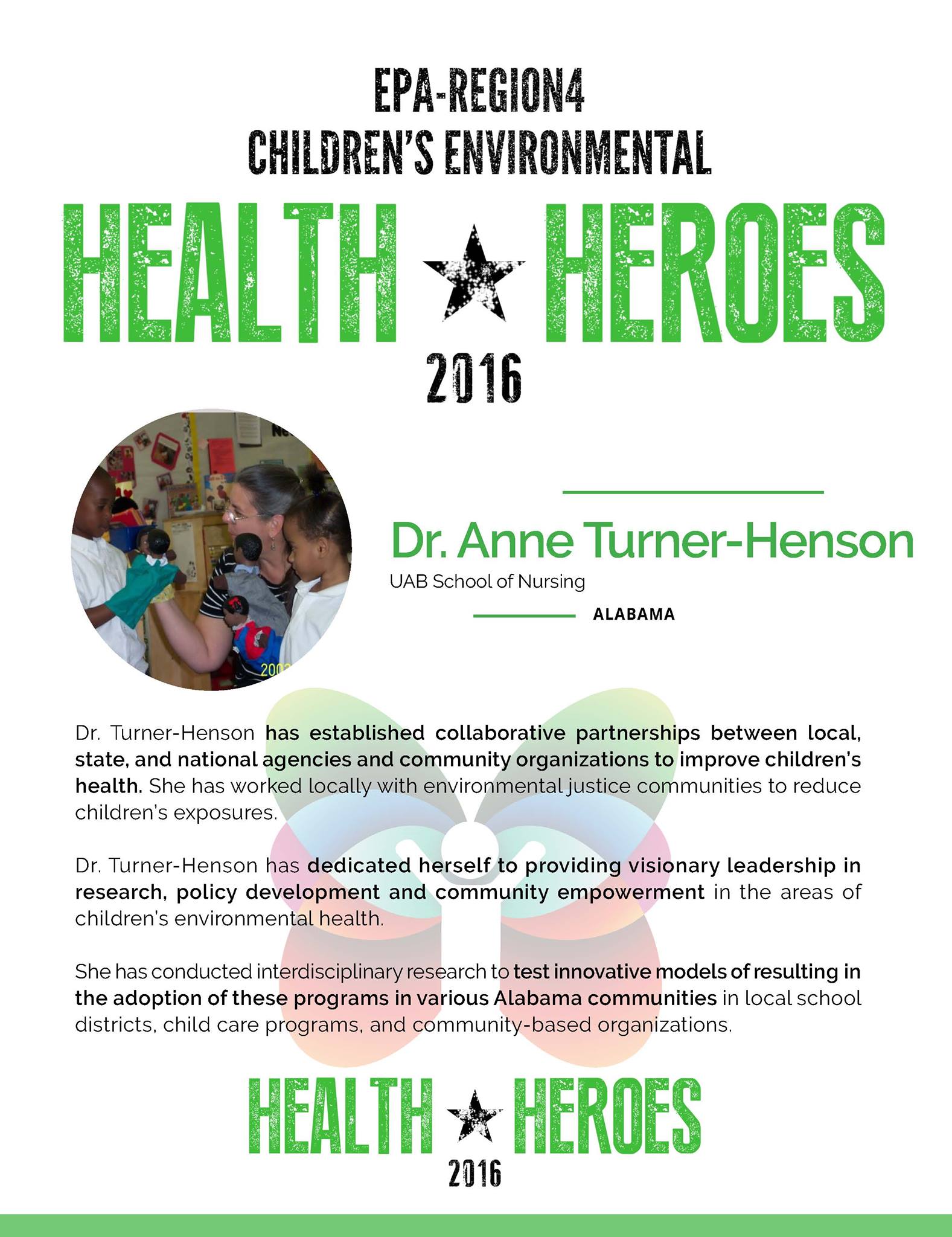Turner Henson EPA award