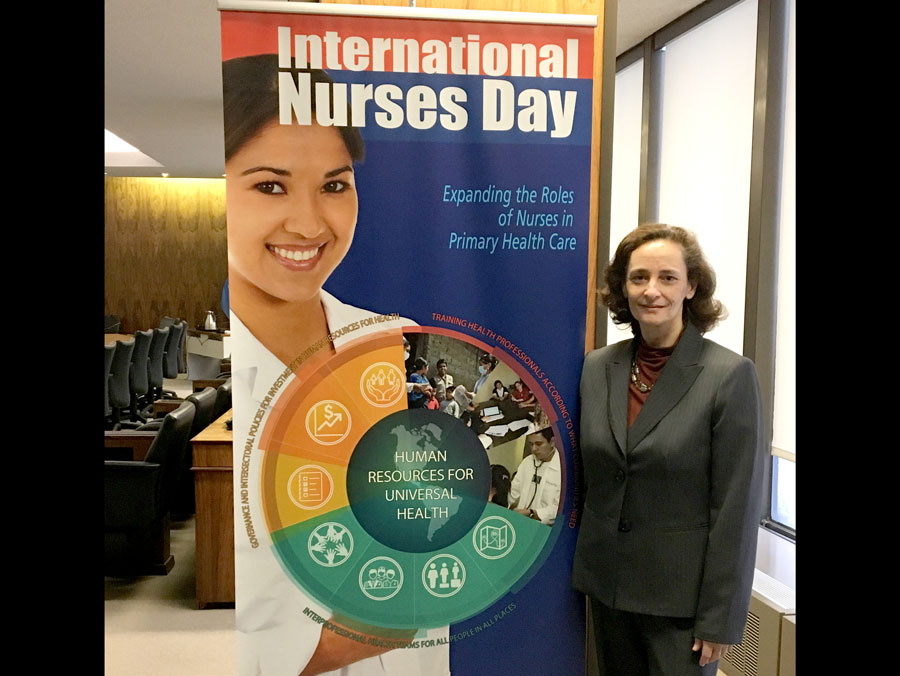 Photo: Ada Markaki at WHO