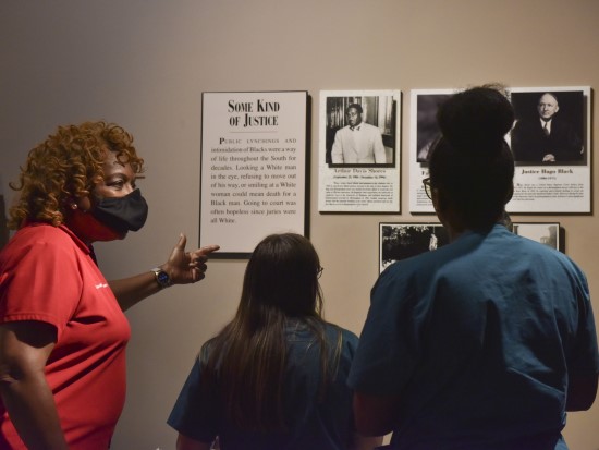 BSN students at the Birmingham Civil Rights Institute