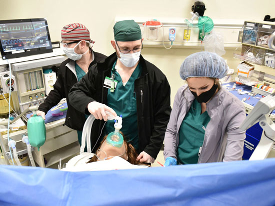 Photo of Nurse Anesthesia students