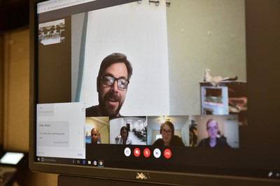 Photo: Telehealth clinic in action