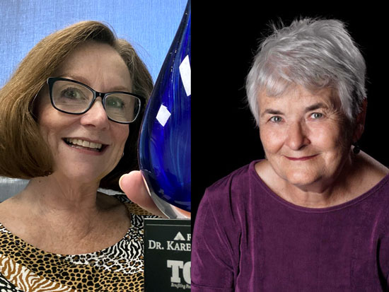 Photo of Edwina Taylor and Karen Hammond