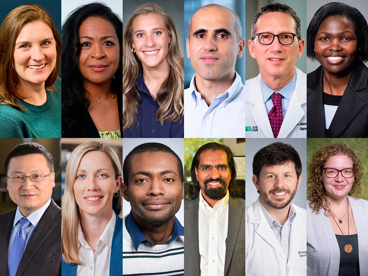 Portraits of the 12 recipients of the 2026 President's Awards for Excellence in Teaching