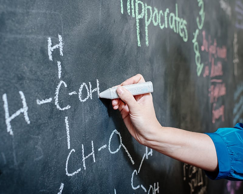 chalk board