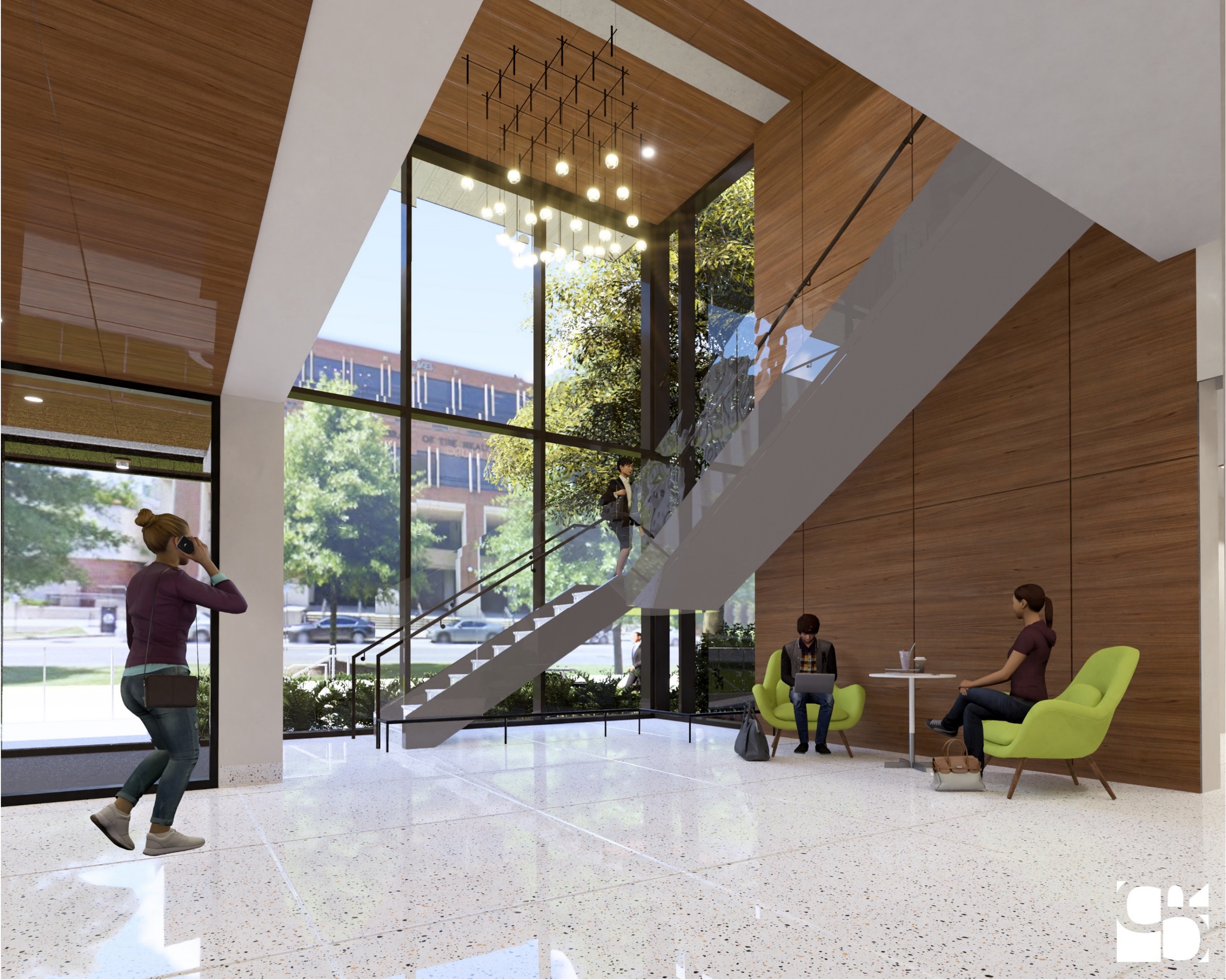 Rendering Lobby Interior