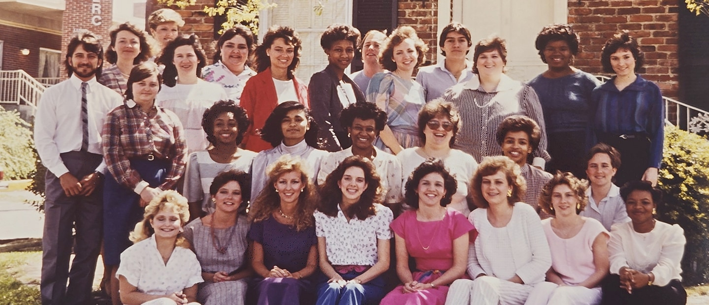 Group photo of an unknown year of students.