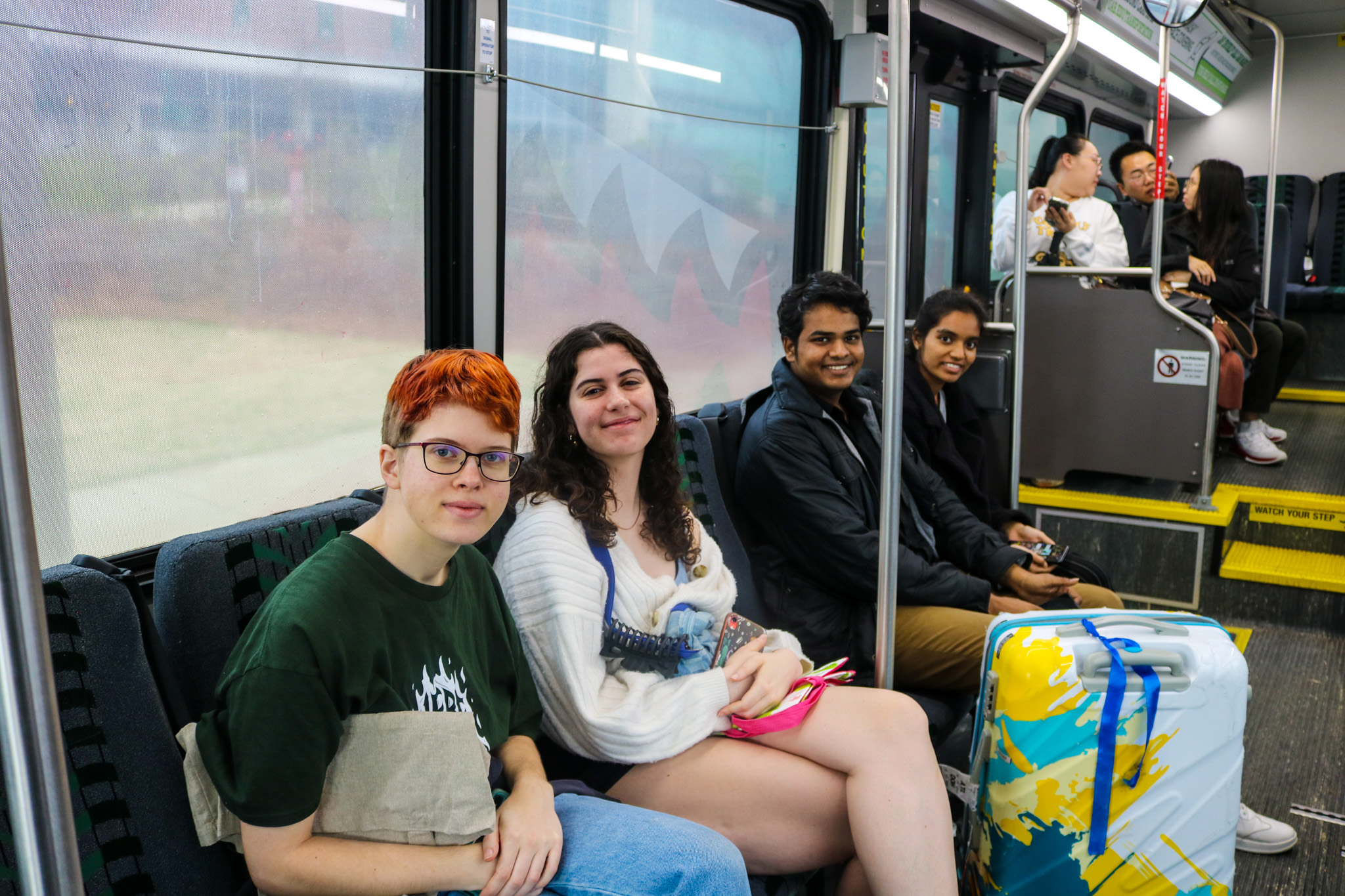 UAB students riding Blazer Market Route