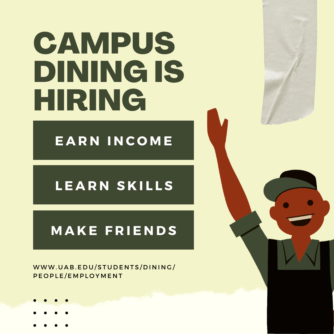 Campus Dining is Hiring