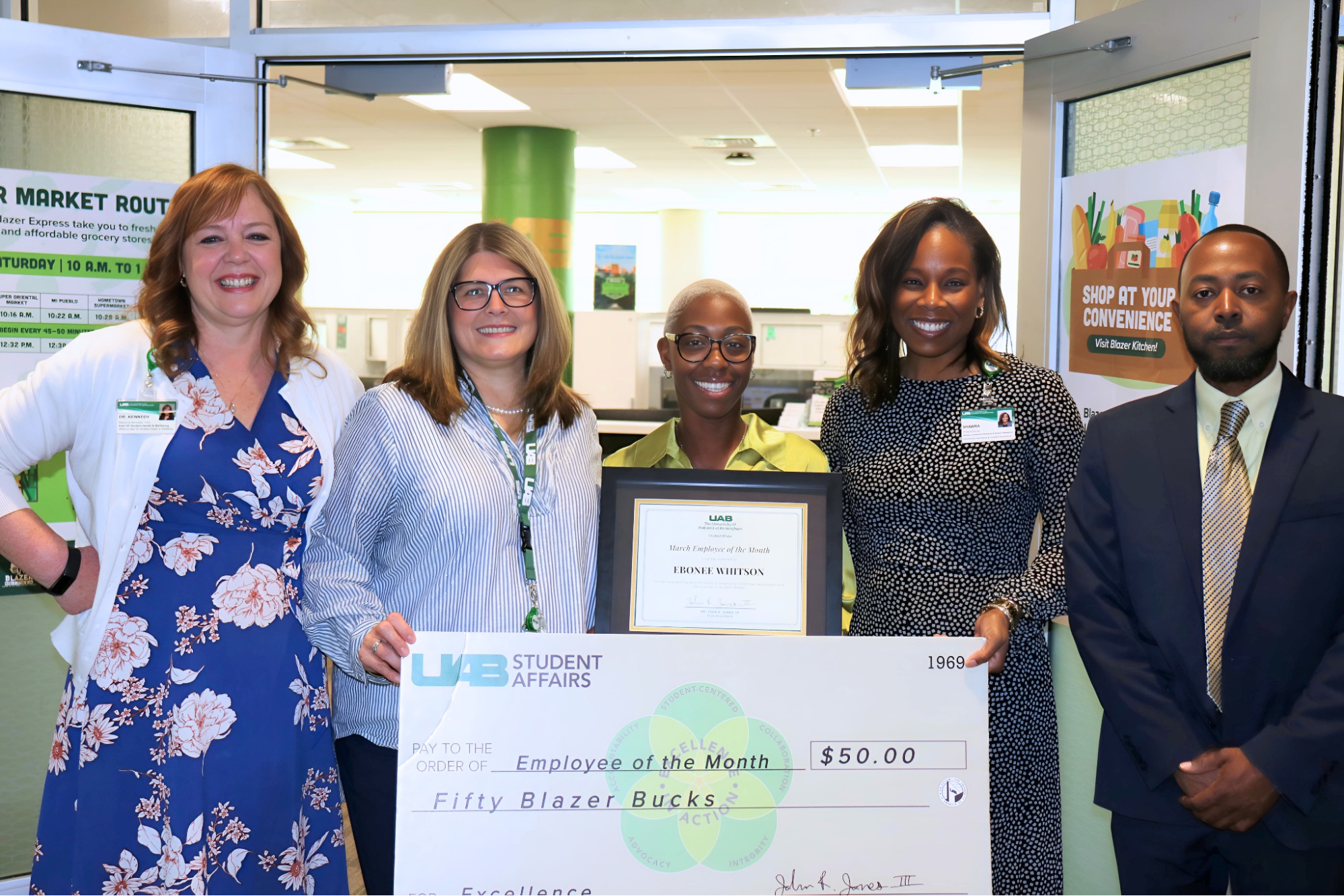 Ebonee Whitson eom award