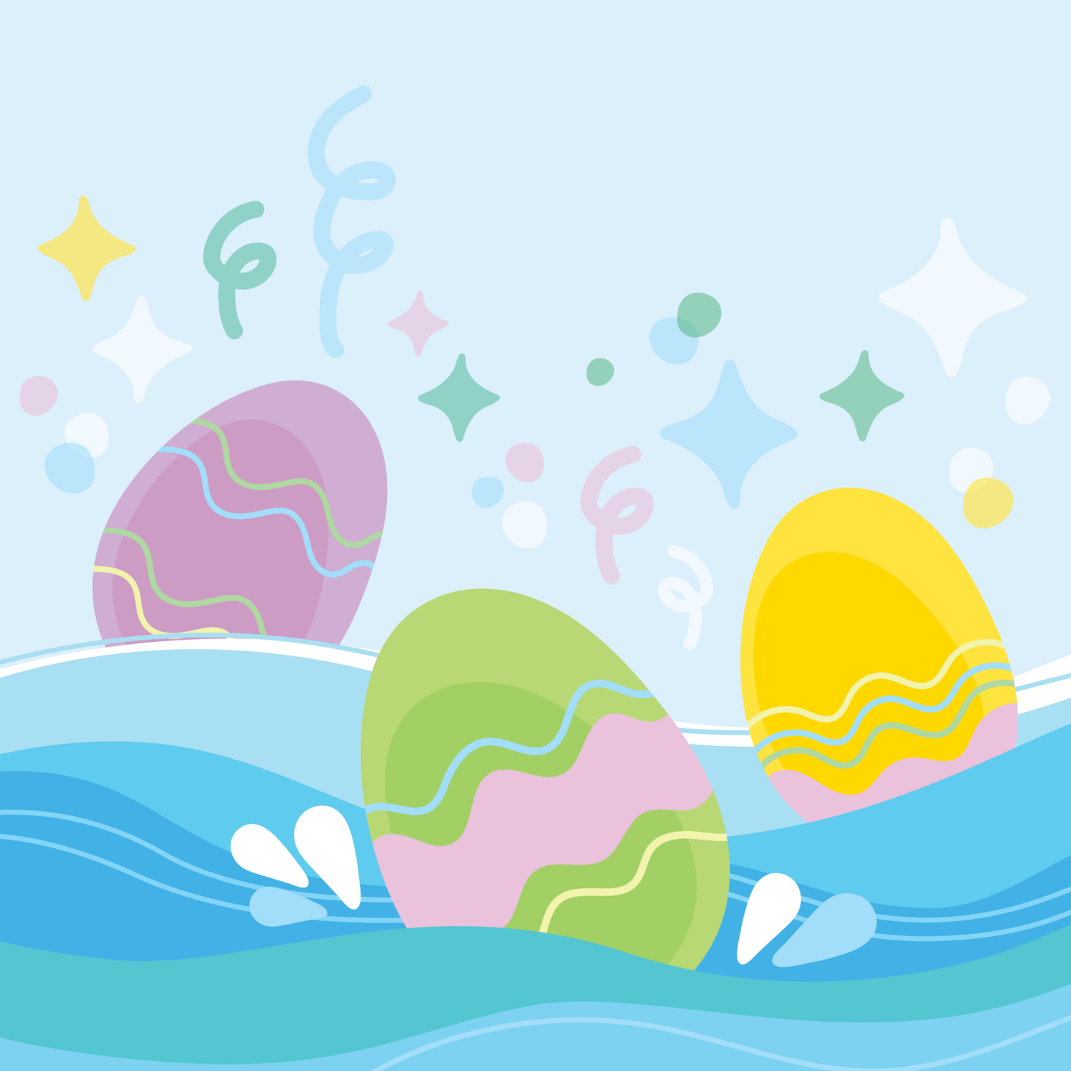 Floating Egg Hunt