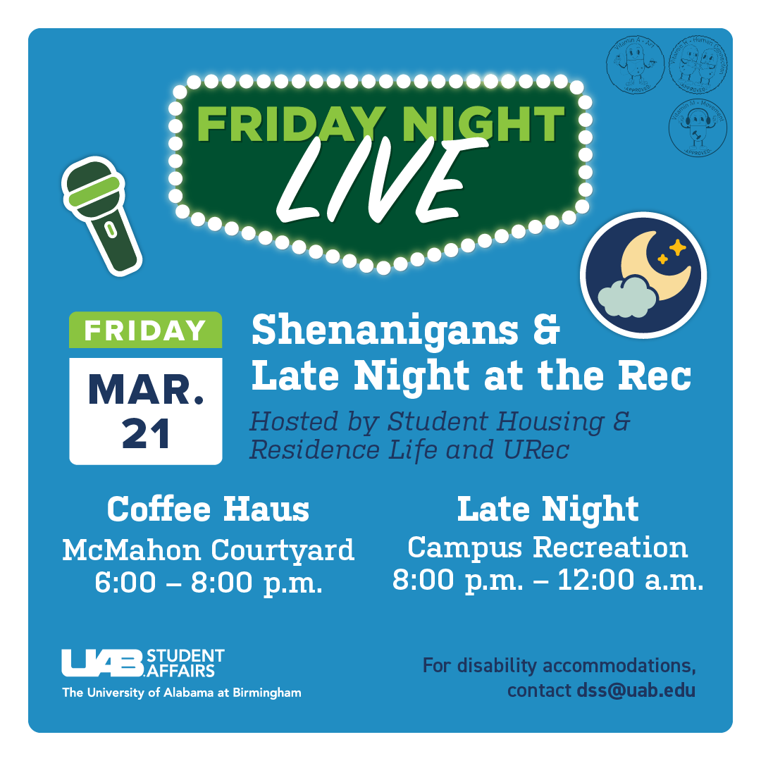Friday Night Live: Shenanigans & Late Night at the Rec