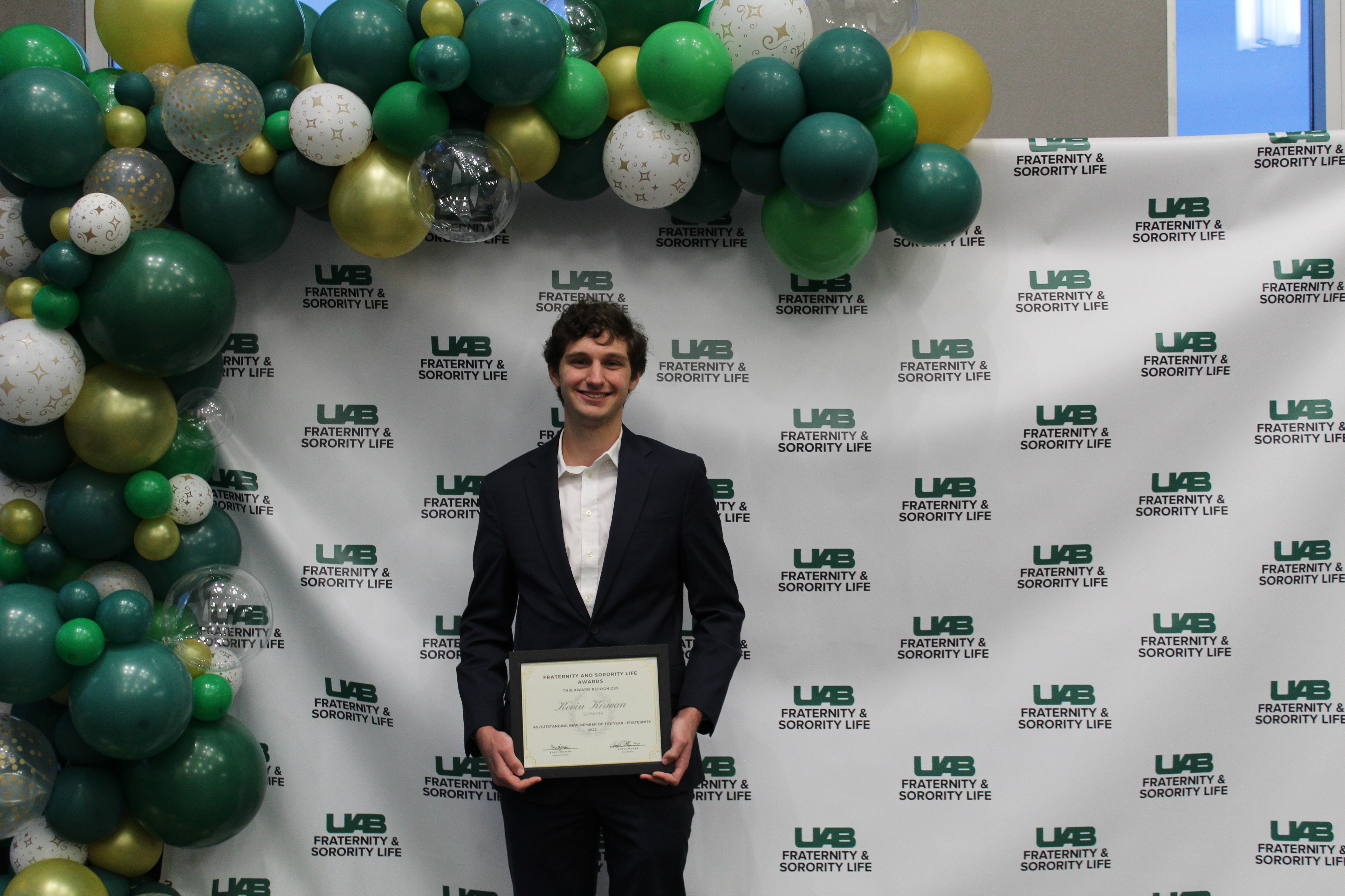 New Member of the Year – Fraternity